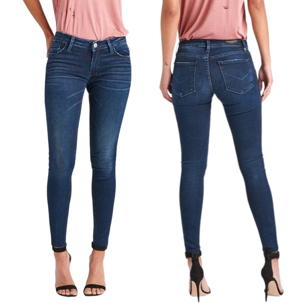 HUDSON Krista SUPER Skinny ANKLE Jeans W/ RAW Hem JEANS Size 29